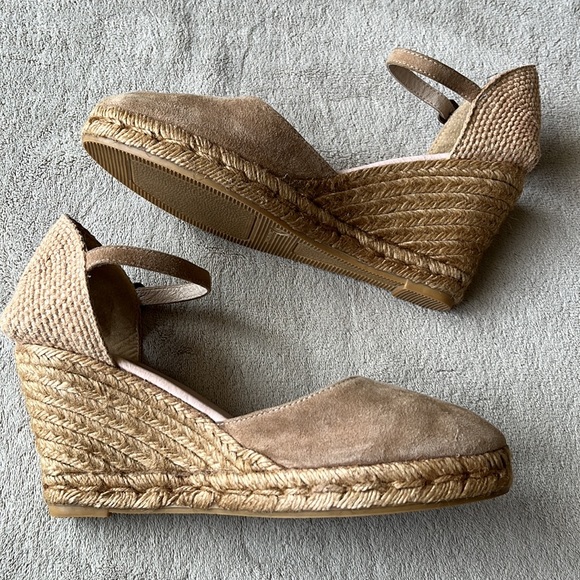 Gaimo Suede Wedge Espadrilles - Picture 6 of 15